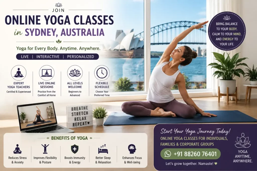 Sydney yoga class